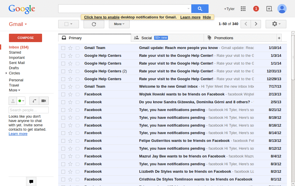 Gmail Light fixed