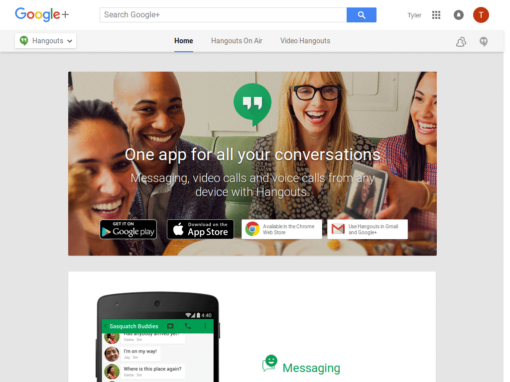 Google+ Hangouts -- /me is stupid