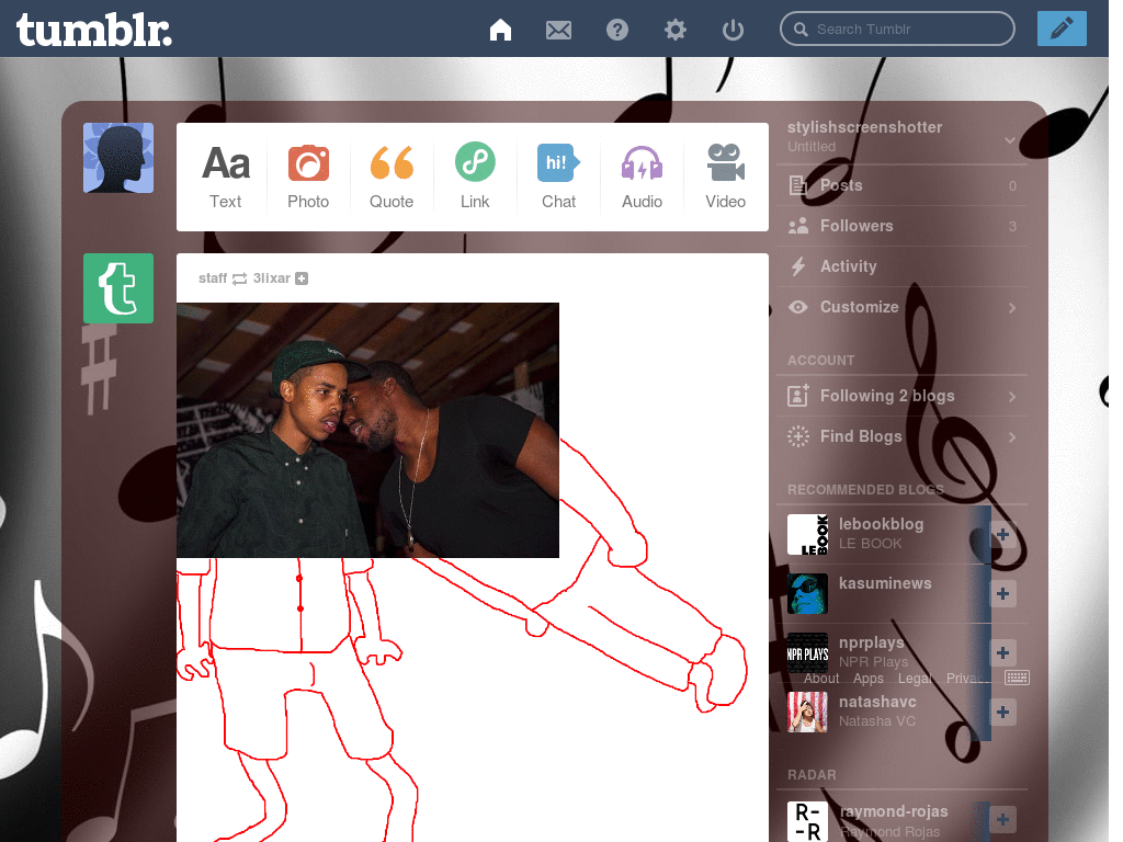 Notas musicais(music notes) dashboard