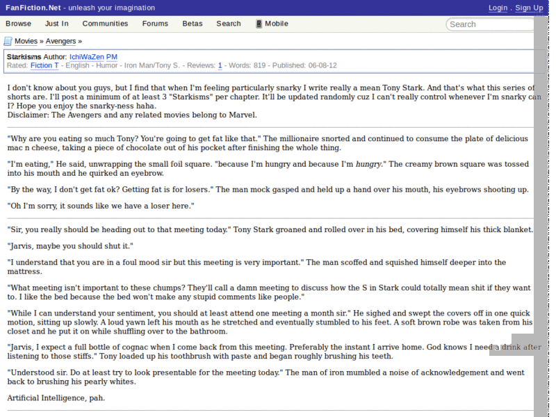 Old fanfiction.net