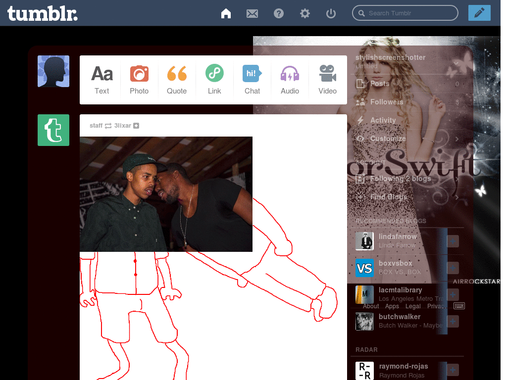 Taylor Swift  dashboard ae