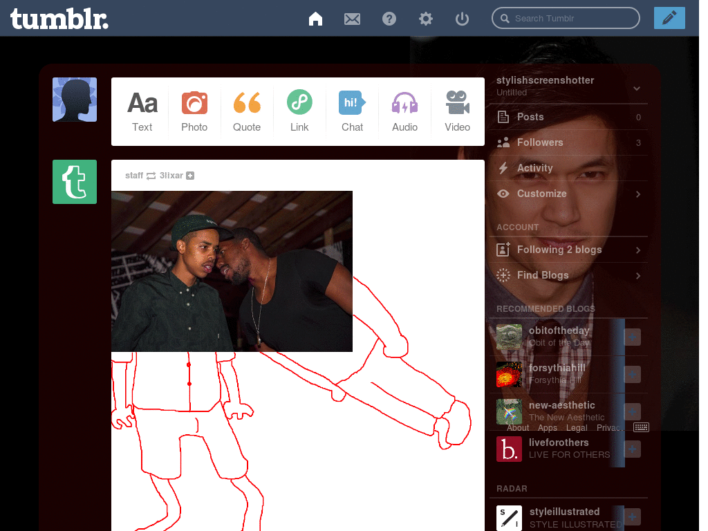 Harry Shum Jr. dashboard