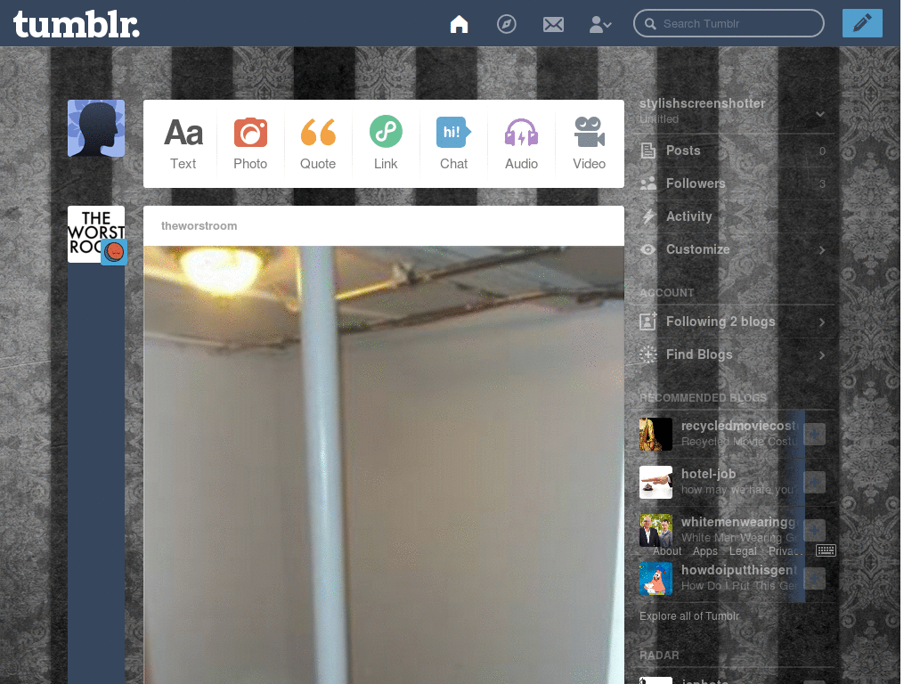 Wide Black Stripes Theme