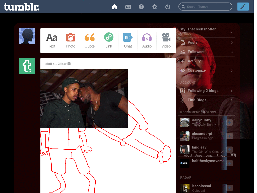 Niall Horan dashboard