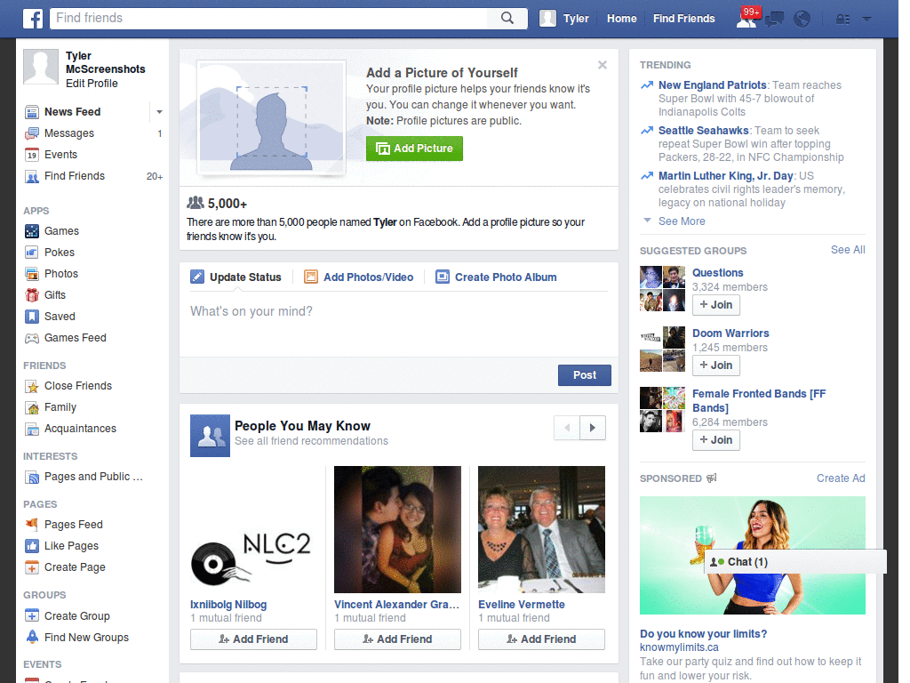 Animated Facebook