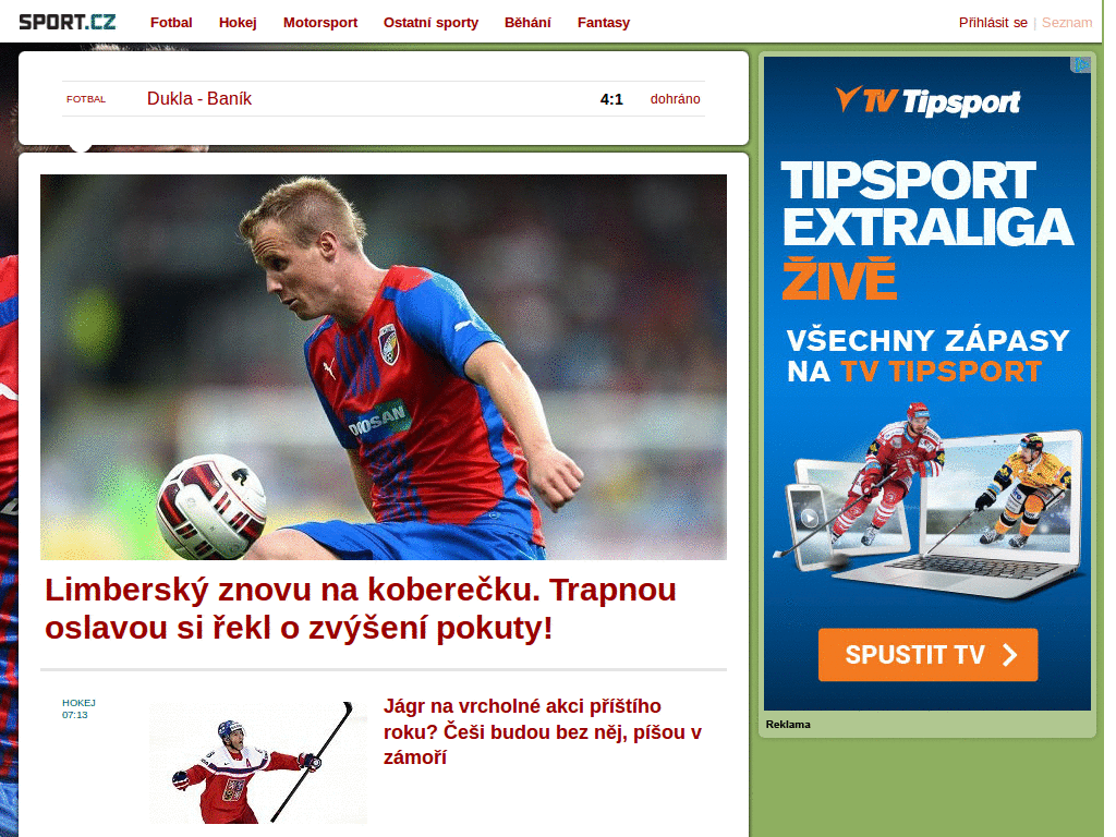 sport.cz visited