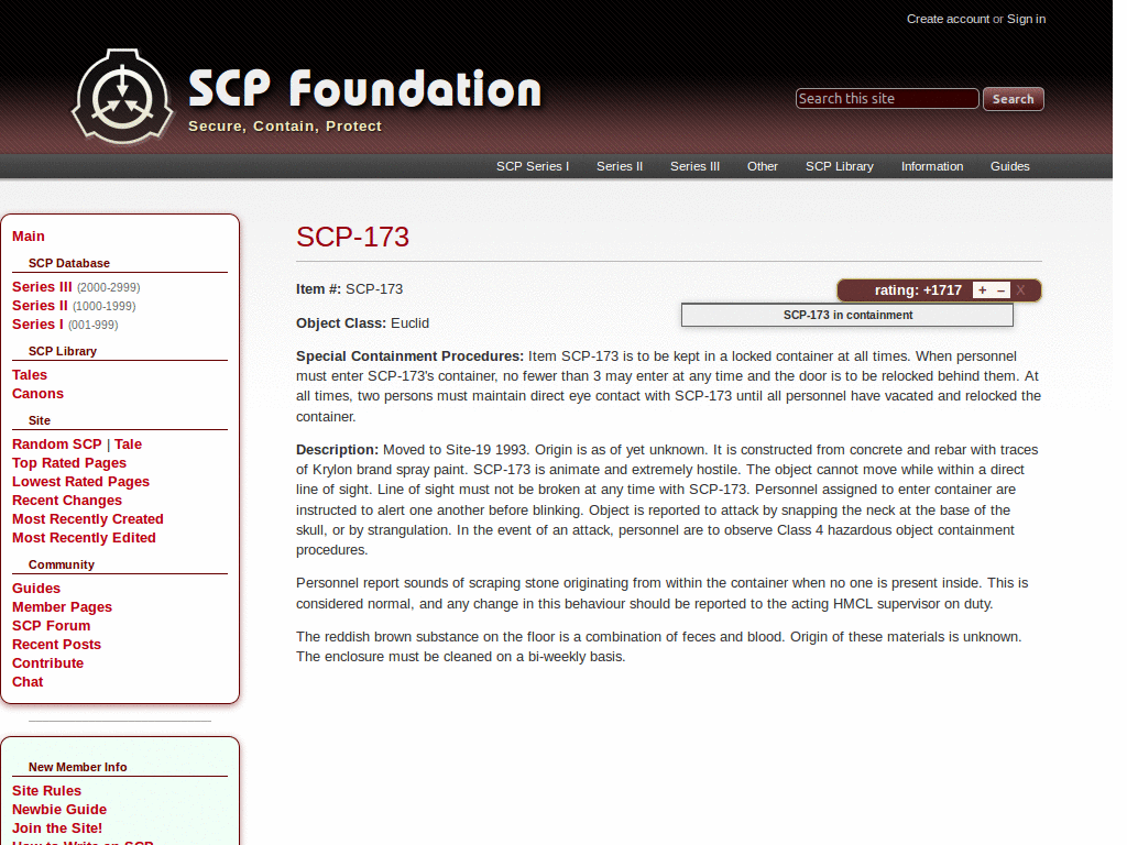 SCP Sanity Preservation Measure