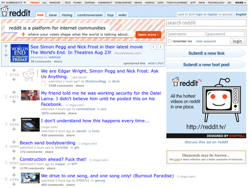 Remove reddit sponsored tab