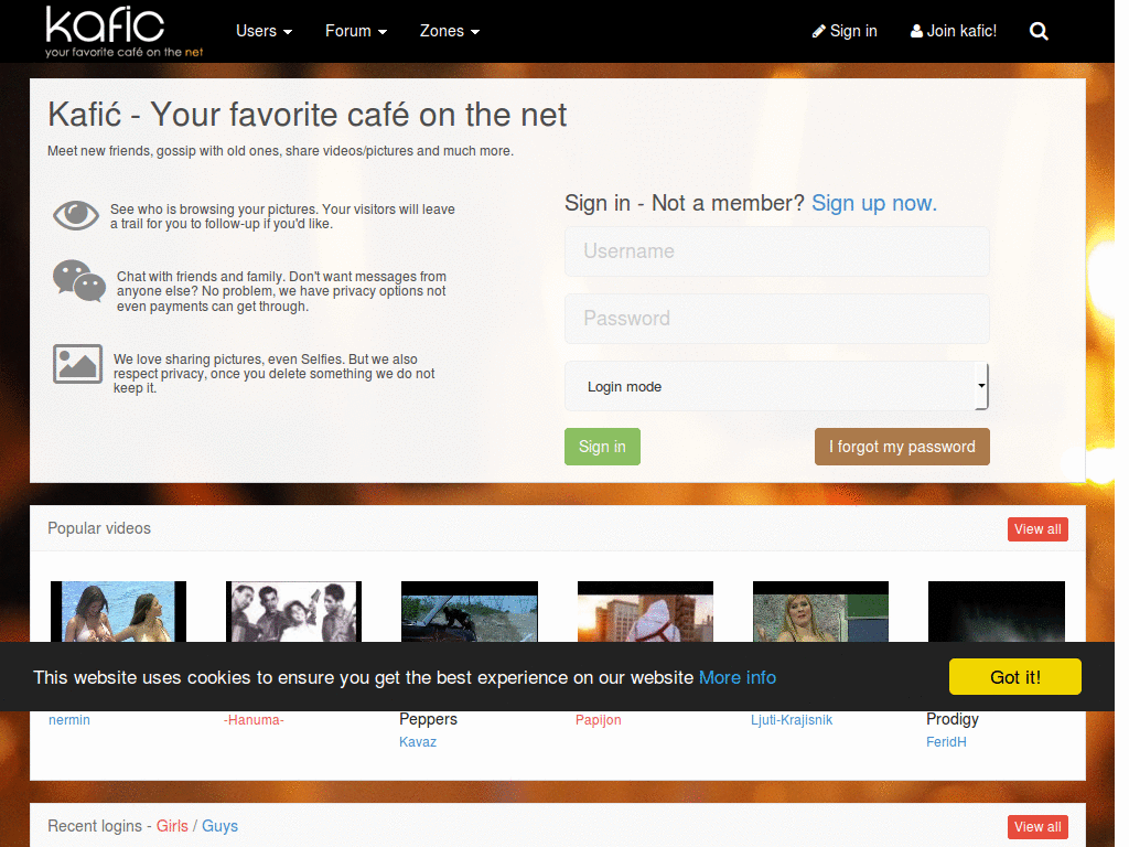 demo bleck for kafic