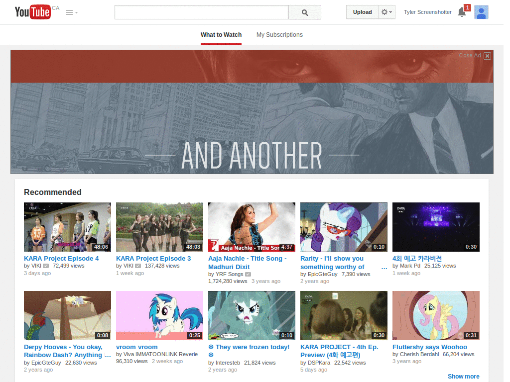 YouTube -- Hide account name
