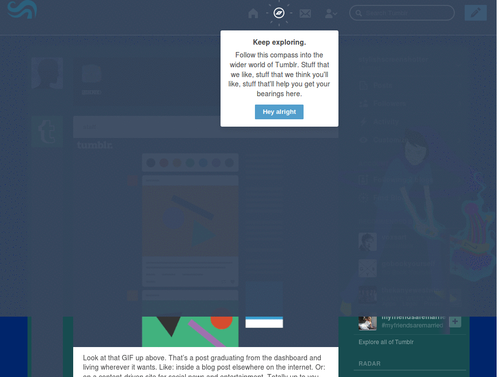 John Egbert Tumblr Dashboard Theme