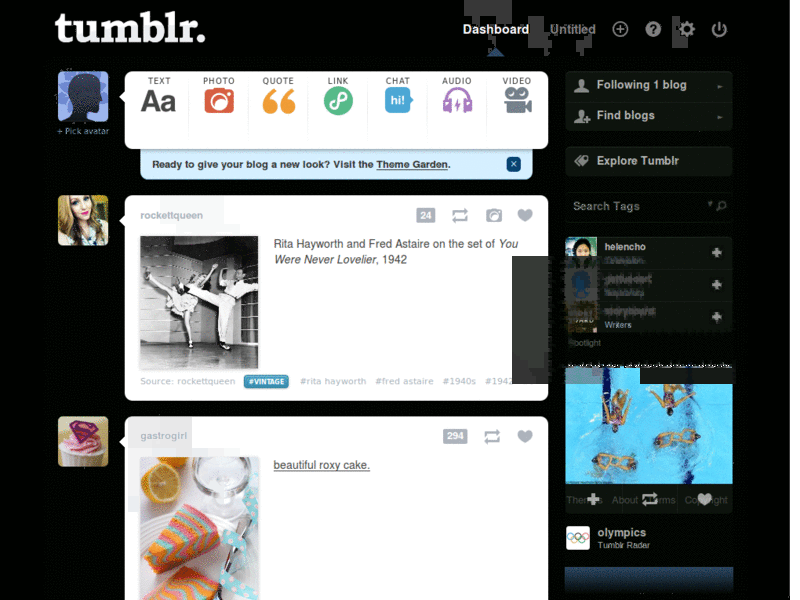 Hongki Tumblr Dashboard Theme 2