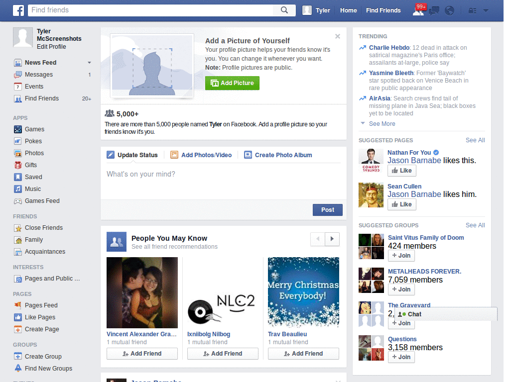Facebook - чтобы читать можно