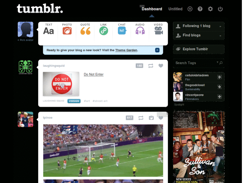 Himchan Tumblr Dashboard Theme