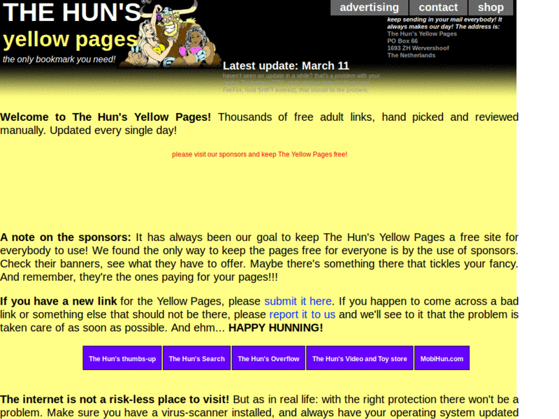 Website: cleaner - The Hun