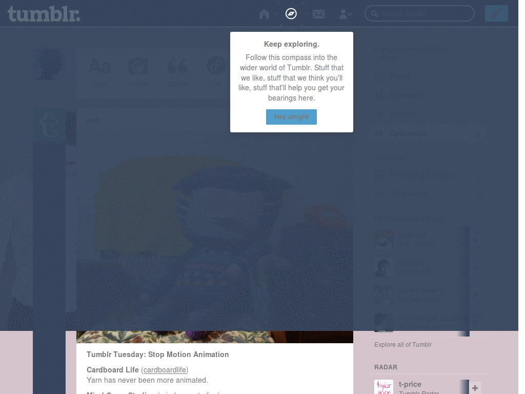 Tumblr dashboard: H5-0 - Kono