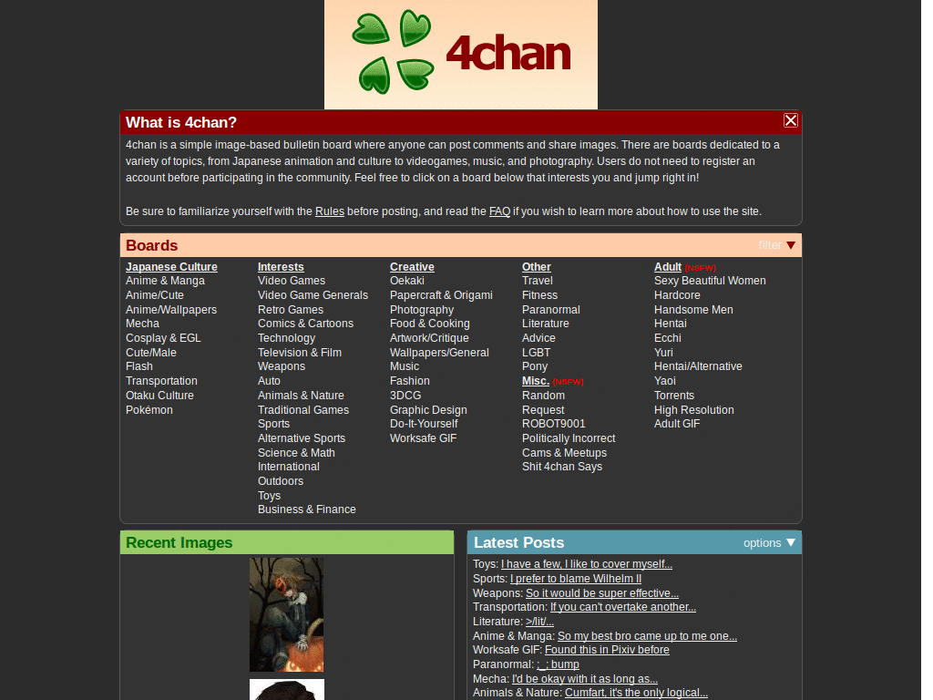 4chan simple dark