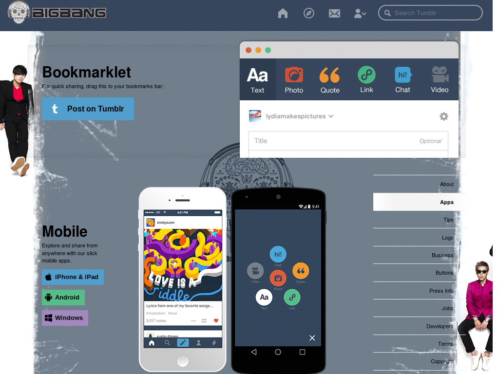 Bigbang Tonight Dashboard theme