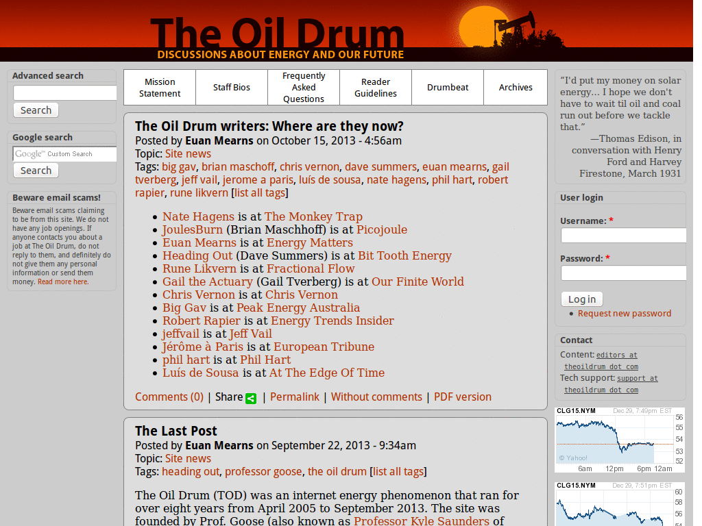 The Oil Drum - Light