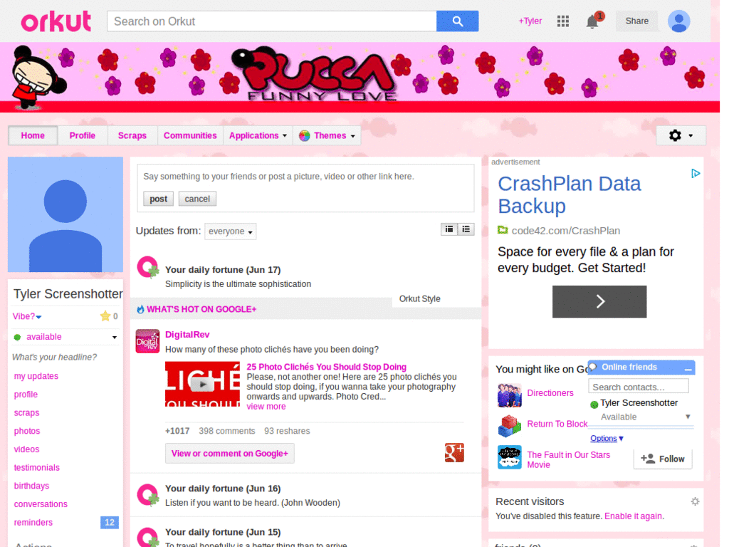 Orkut - Pucca 1  ( by Templah.com )