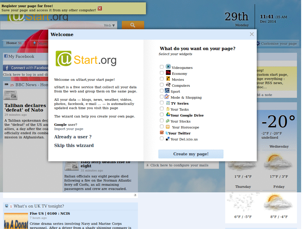 uStart.org whitespace