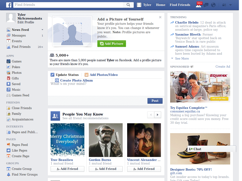 Facebook Segoe UI Font