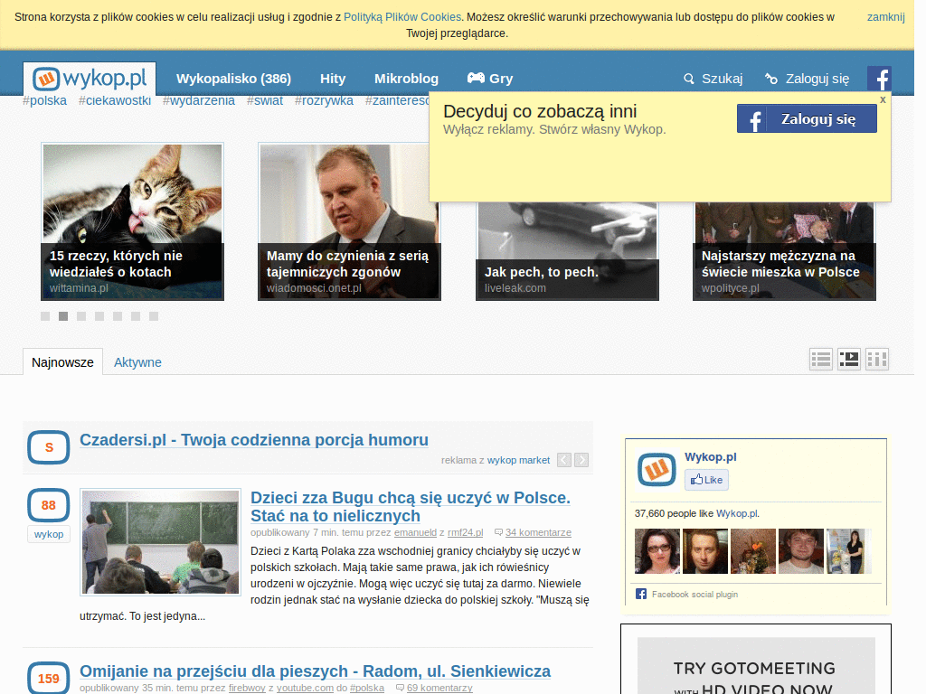 wykop.pl - starszy mikroblog testowy