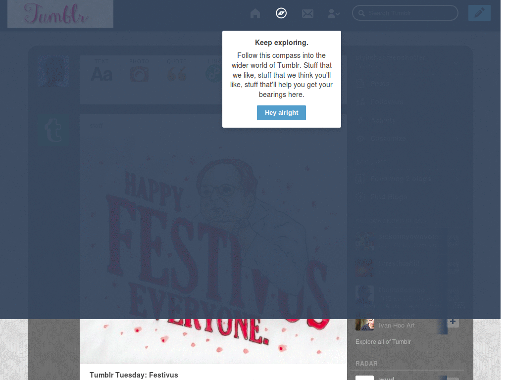 Tumblr Dashboard theme- delicated in cute