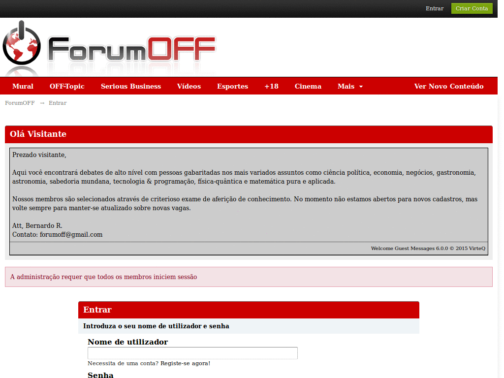 ForumOff.com sem Spoilers