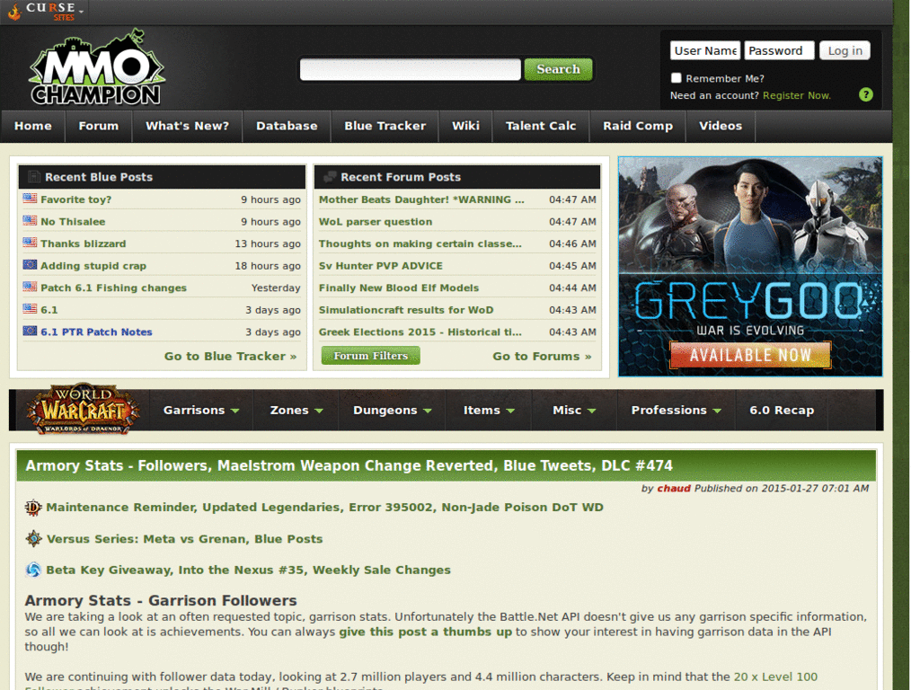 PrivateSniper's Style :: MMO-Champion v1.0