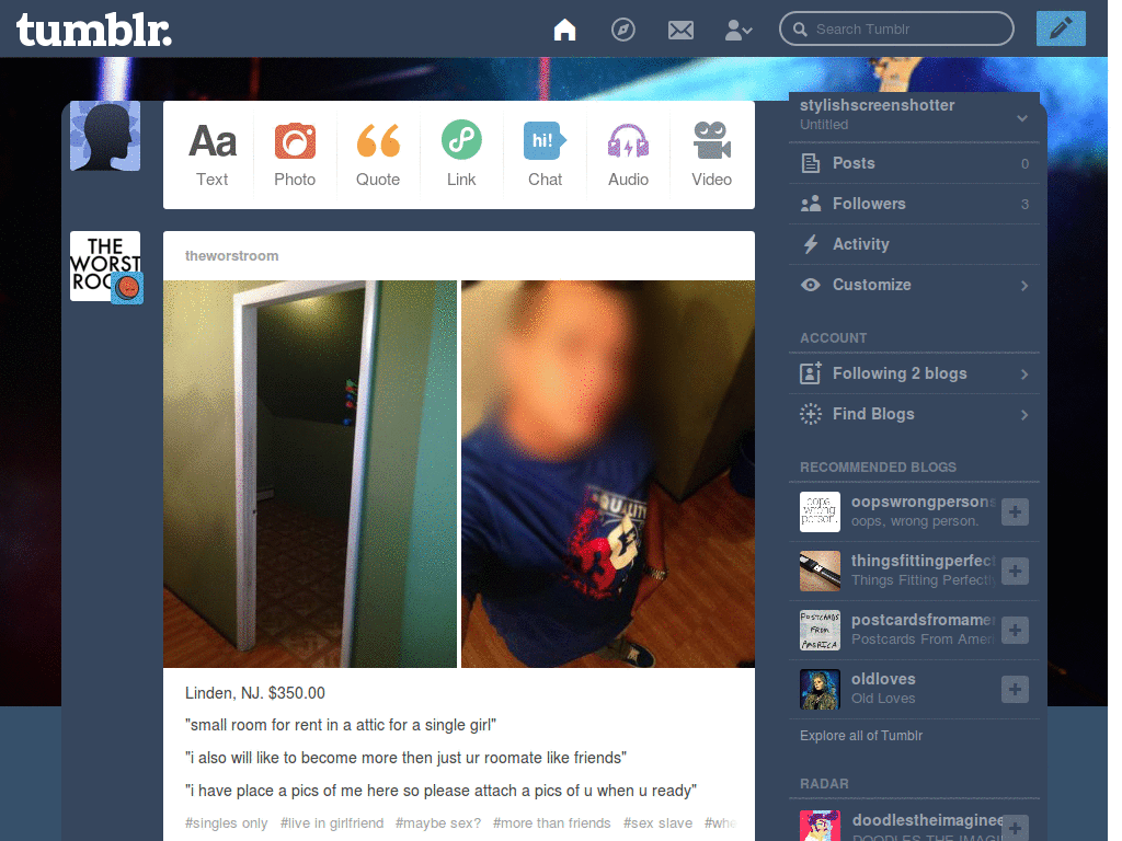 Josh Ramsay Tumblr Theme