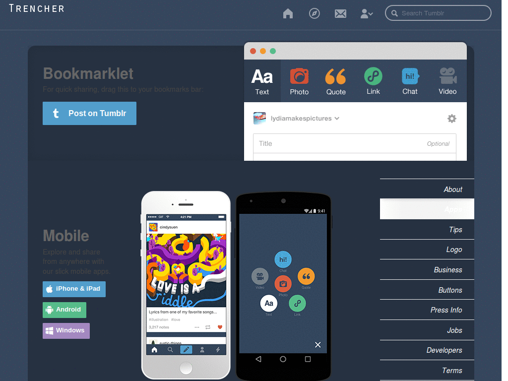 Marianas Trench Dashboard Theme