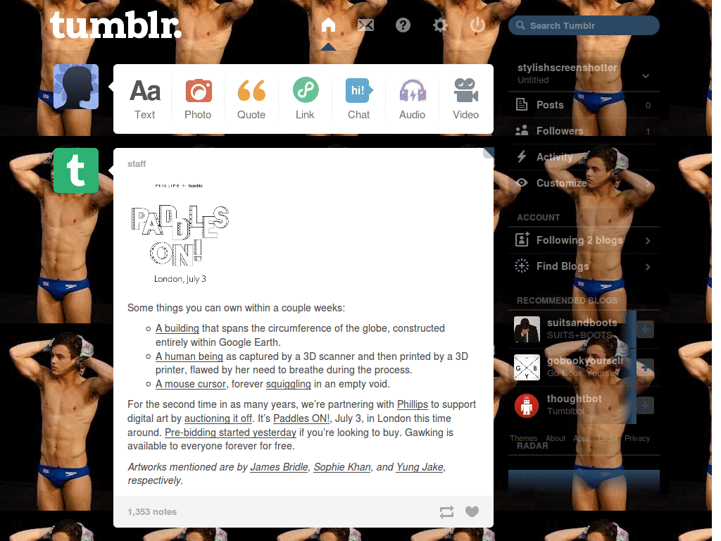 Tom Daley tumblr background