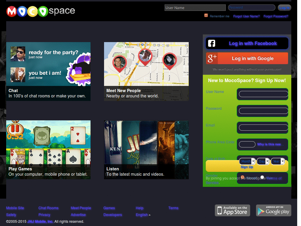 MocoSpace - A Blue Night