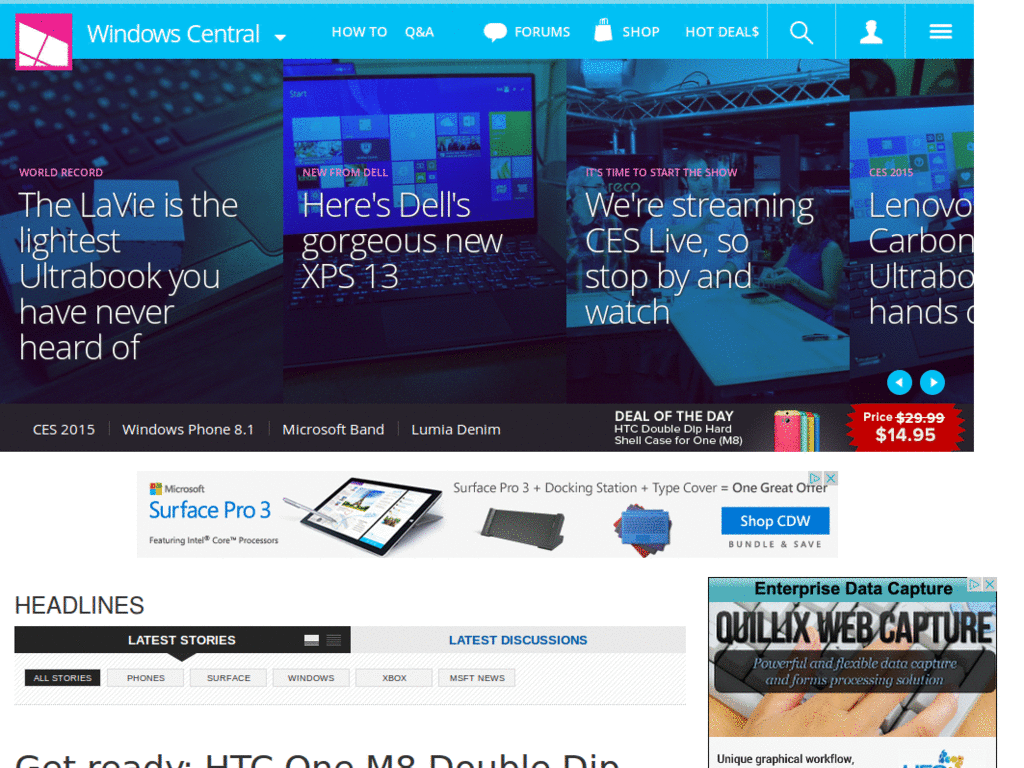 wpcentral - less crap
