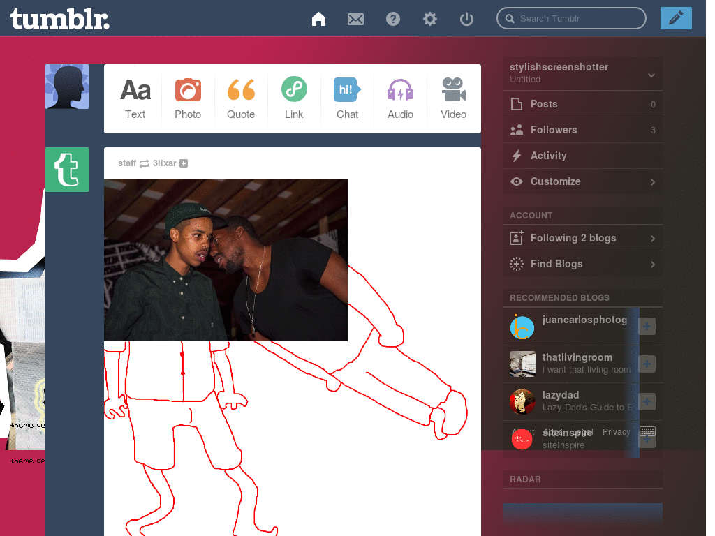 THEME DA LUA BLANCO DE TUMBLR PRA DASH
