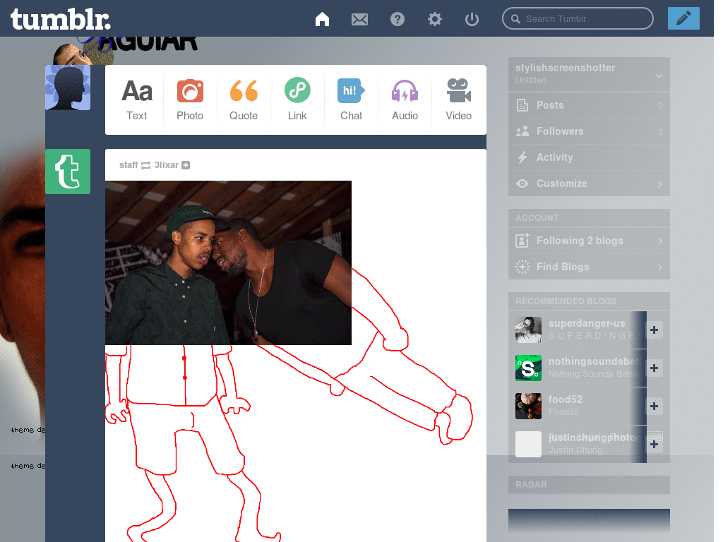 THEME DO ARTHUR AGUIAR DO TUMBLR PRA DASH