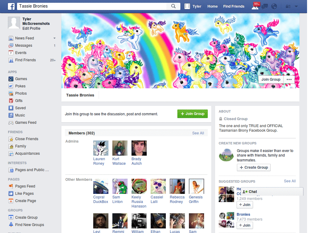 Tassie Bronies Custom Group Photo