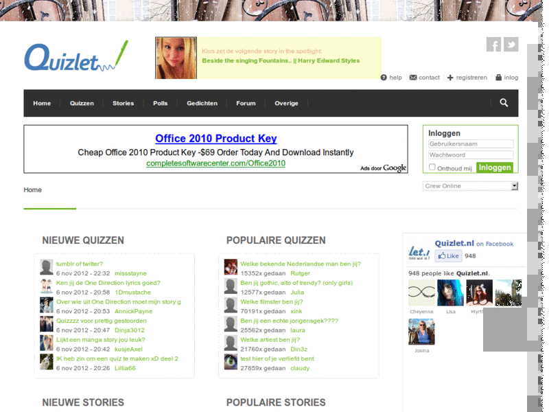 Stairway to Quizlet - Quizlet.nl
