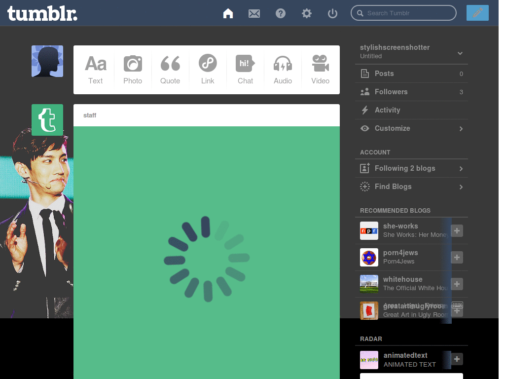 TVXQ Dashboard Theme