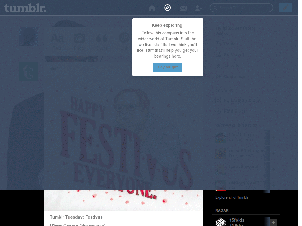 Tom Hiddleston Dashboard Theme