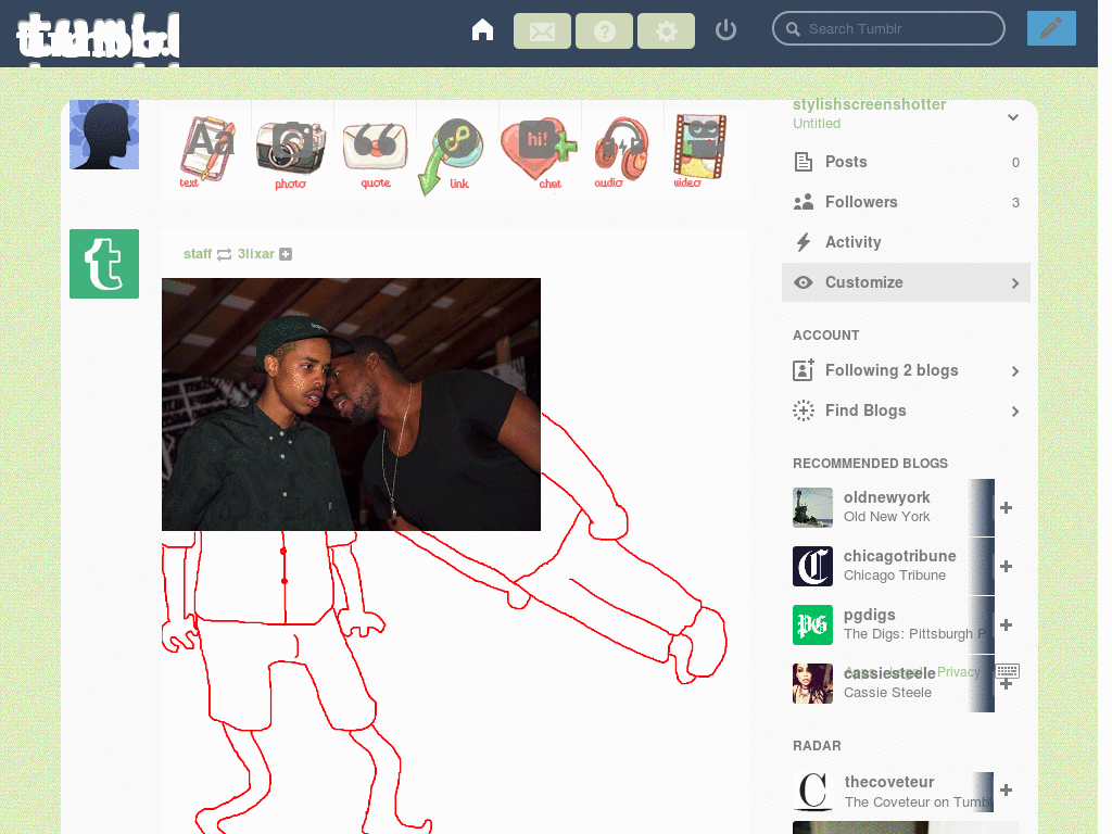 Tumblr - theme modificado