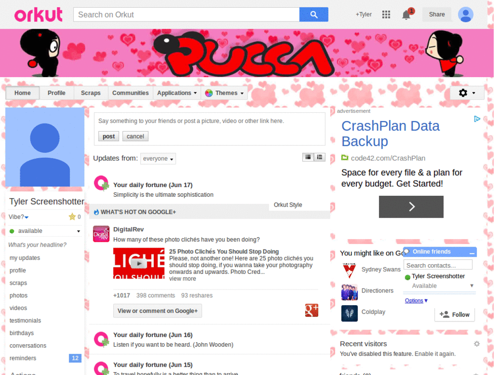 Orkut - Pucca 2 ( by Templah.com )