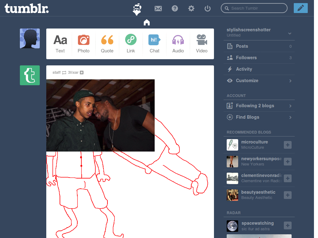 Tumblr Dash Logo - Wang Fire