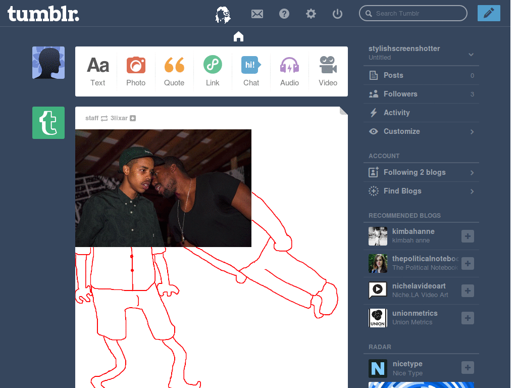 Tumblr Dash Logo - Katara