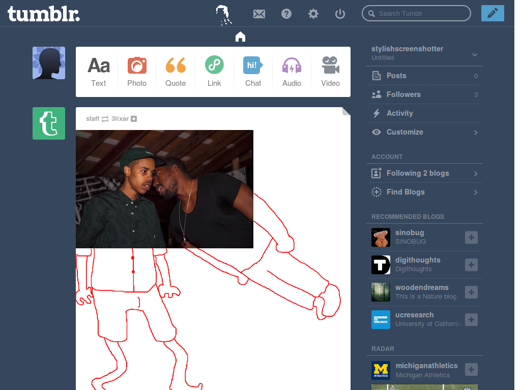 Tumblr Dash Logo - Tarrlok