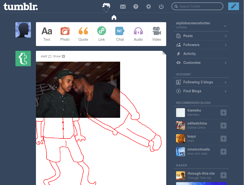 Tumblr Dash Logo - Ming