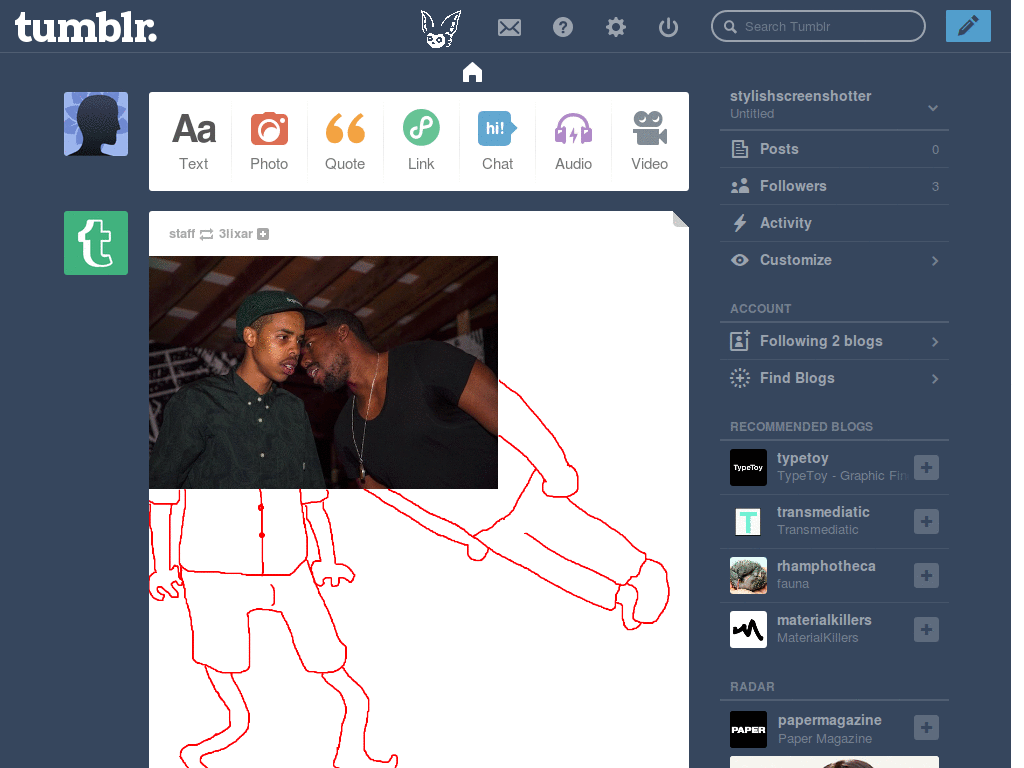 Tumblr Dash Logo - Momo