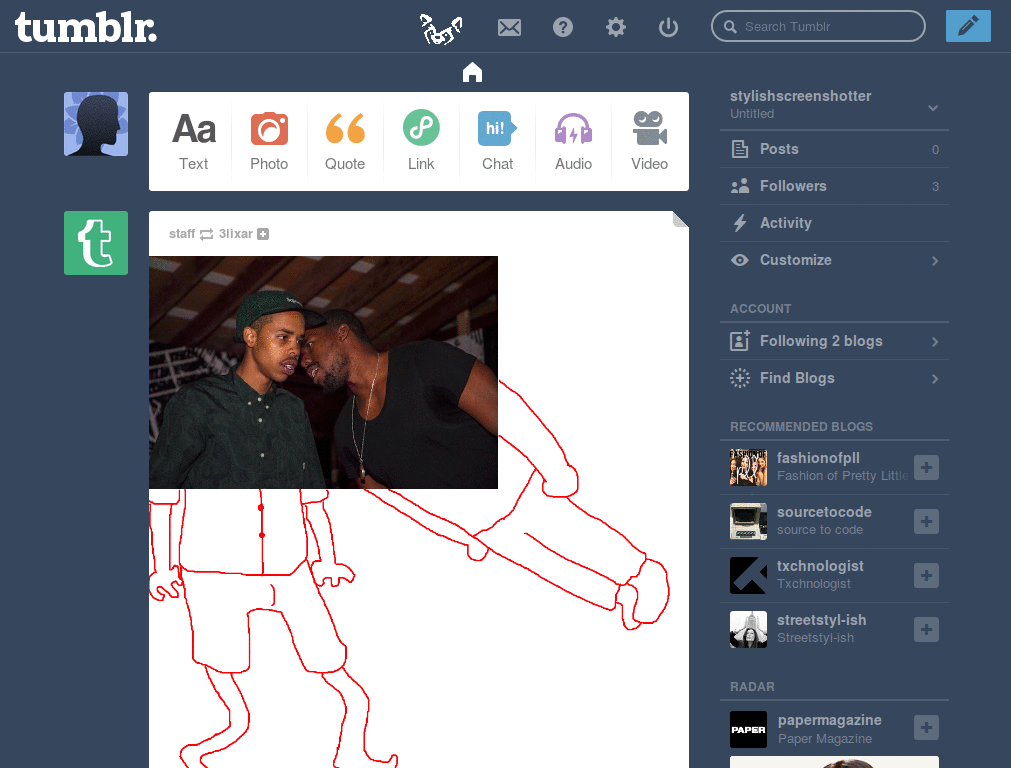 Tumblr Dash Logo - Pabu