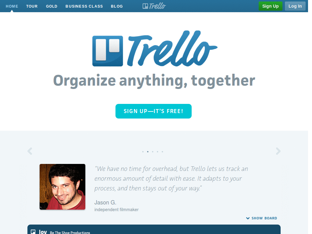 Trello noscroll